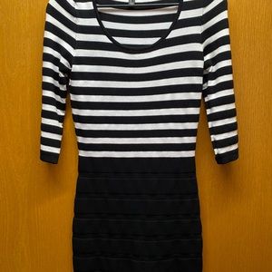 Black and white dress